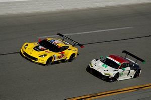 #4 Corvette Racing Corvette C7.R, GTLM: Oliver Gavin, Tommy Milner, Marcel Fassler, #8 Starworks Motorsport Audi R8 LMS GT3, GTD: Parker Chase, Ryan Dalziel, Ezequiel Perez Companc, Chris Haase