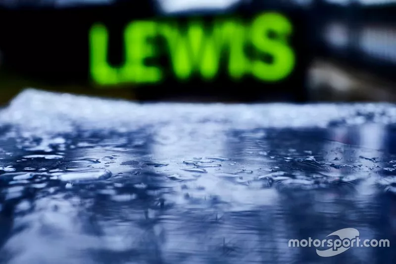 Pizarra de boxes: Lewis Hamilton, Mercedes AMG
