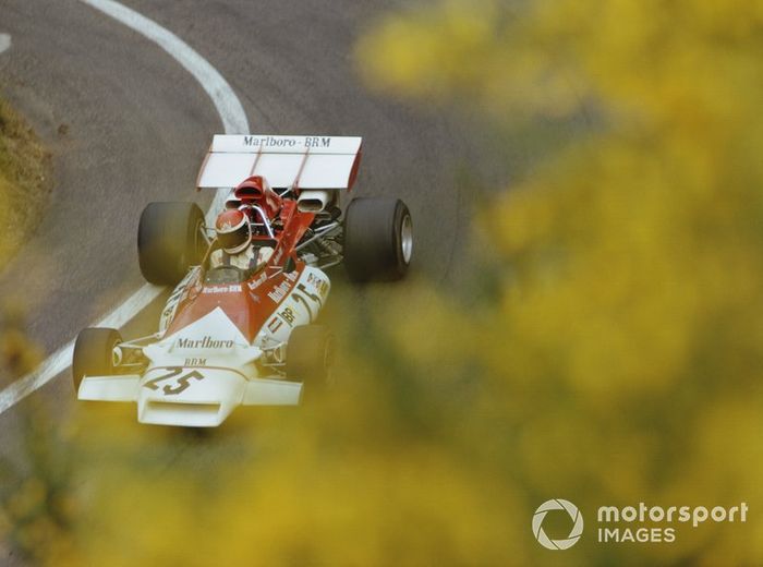 Helmut Marko, BRM P160B, durante la práctica