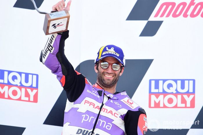 Podio: segundo lugar Johann Zarco, Pramac Racing