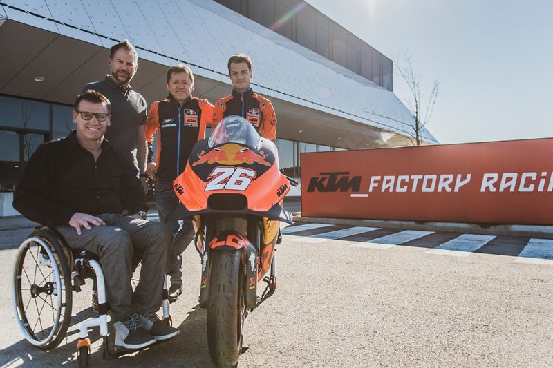 Dani Pedrosa, Red Bull KTM Factory Racing piloto de prueba