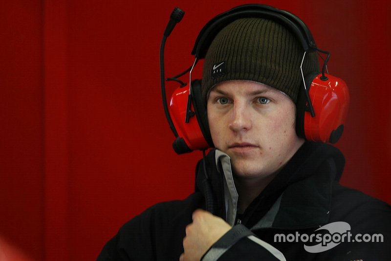 Kimi Raikkonen, Ferrari en garage