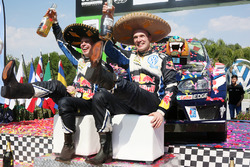 I vincitori Jari-Matti Latvala, Miikka Anttila, Volkswagen Polo WRC, Volkswagen Motorsport