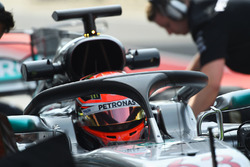 George Russell, Mercedes-Benz F1 W08, mit Halo