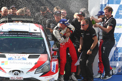 Winners Esapekka Lappi, Janne Ferm, Toyota Racing