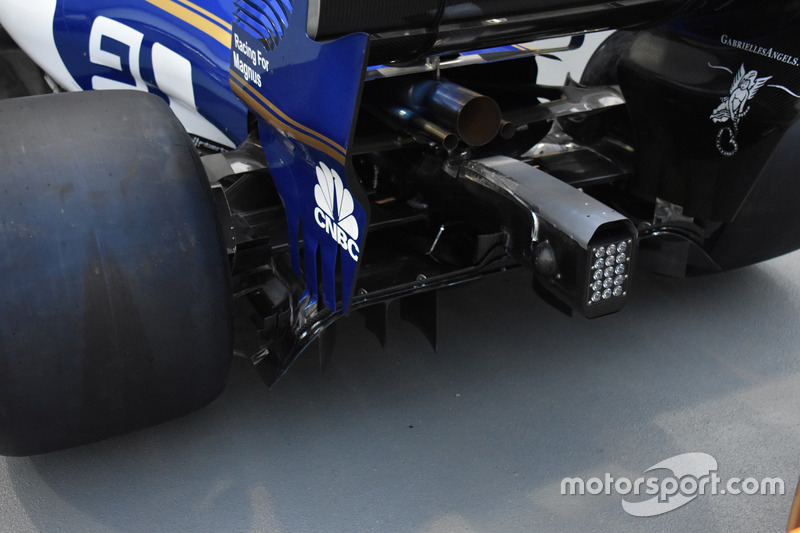 Diffuseur de la Sauber C36