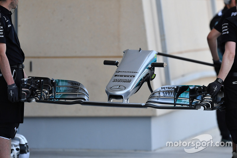 Alerón delantero del Mercedes AMG F1 W08