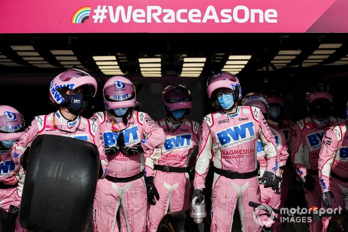 Racing Point práctica pit stop