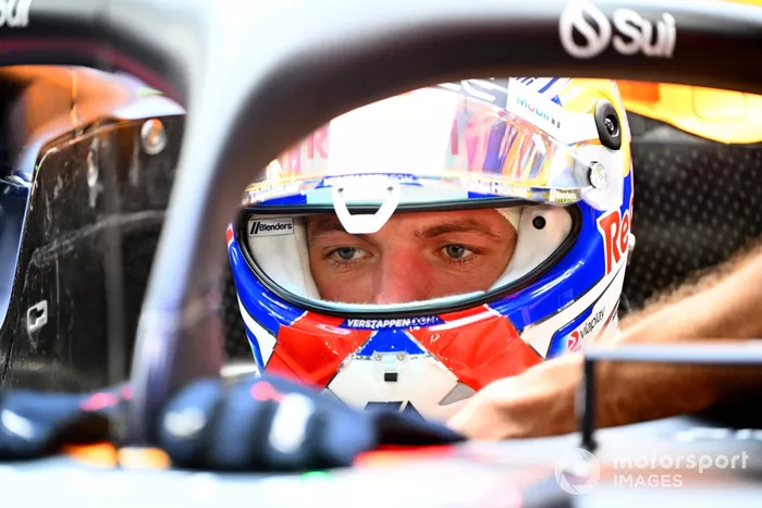 Max Verstappen, Red Bull Racing, in the cockpit 