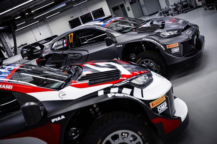 Ozdoby Toyota Racing na Rajd Finlandii