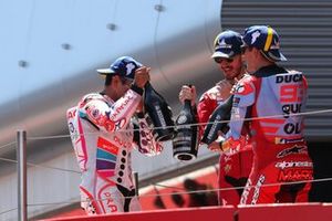 Jorge Martín, Pramac Racing, Francesco Bagnaia, Ducati Team, Marc Márquez, Gresini Racing