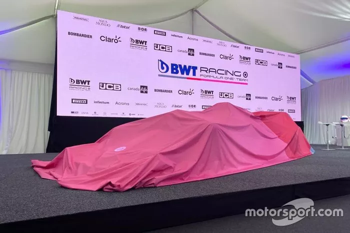 El monoplaza cubierto de Racing Point