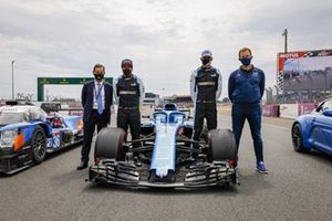 Fernando Alonso, Louis Rossi, Esteban Ocon, Alpine Pierre Fillon, Président ACO