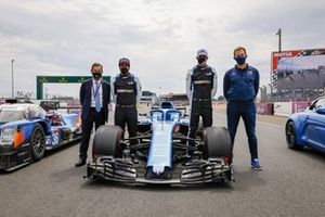 Fernando Alonso, Louis Rossi, Esteban Ocon, Alpine Pierre Fillon, ACO President