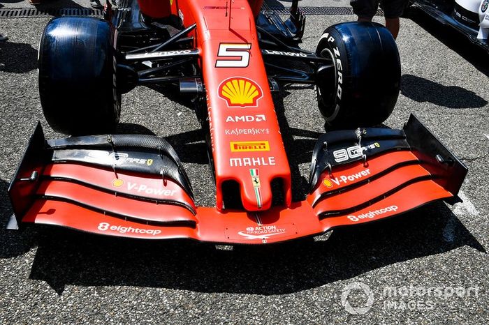 Alerón delantero del Ferrari SF90