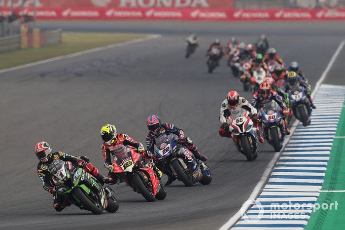 Jonathan Rea, Kawasaki Racing, Alvaro Bautista, Aruba.it Racing-Ducati SBK Team