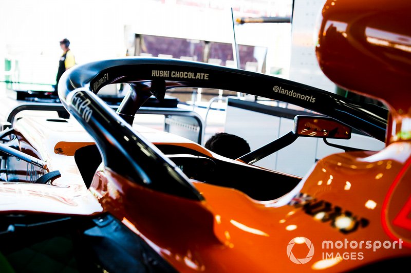 Coche de Lando Norris, McLaren MCL34