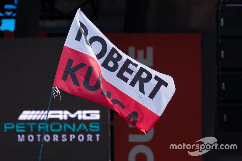 Bandera de Robert Kubica