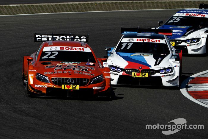 Lucas Auer, Mercedes-AMG Team HWA, Mercedes-AMG C63 DTM, Marco Wittmann, BMW Team RMG, BMW M4 DTM