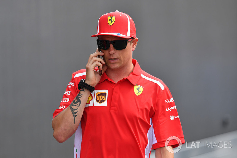 Kimi Raikkonen, Ferrari au téléphone