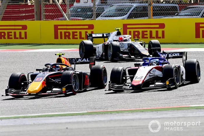 Juri Vips, Hitech Grand Prix, David Beckmann, Charouz Racing System y Ralph Boschung, Campos Racing 