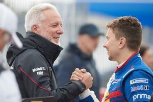 Pietro Innocenti, Amministratore delegato Porsche Italia, con Jorge Lorenzo