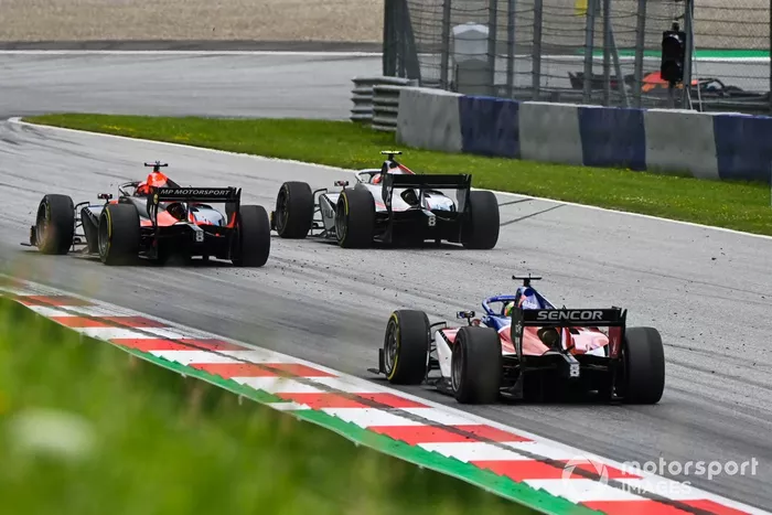 Luca Ghiotto, Hitech Grand Prix, Nobuharu Matsushita, MP Motorsport y Giuliano Alesi, HWA Racelab 