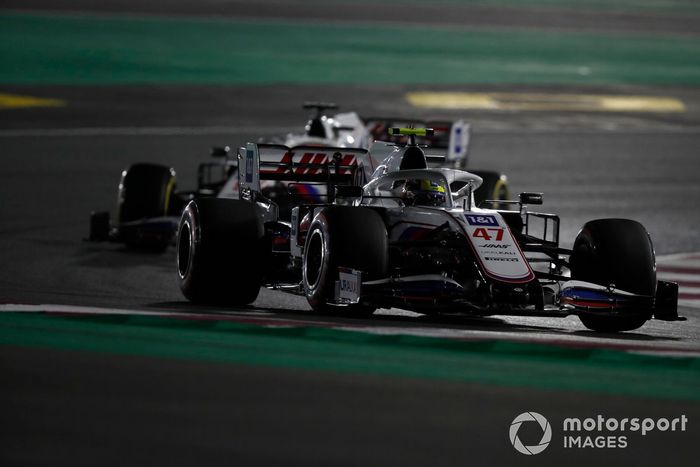 Mick Schumacher, Haas VF-21, Nikita Mazepin, Haas VF-21