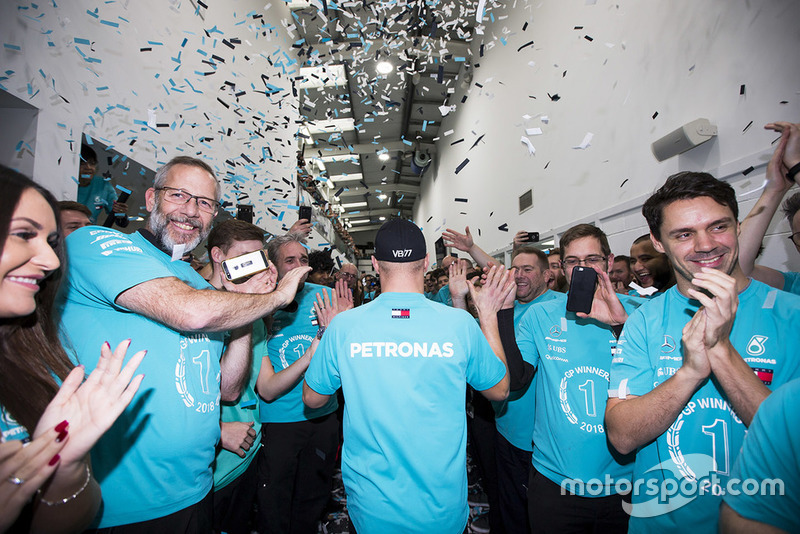 Valtteri Bottas, Mercedes AMG F1 World Championship celebration