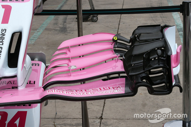 Racing Point Force India VJM11 front wing detail