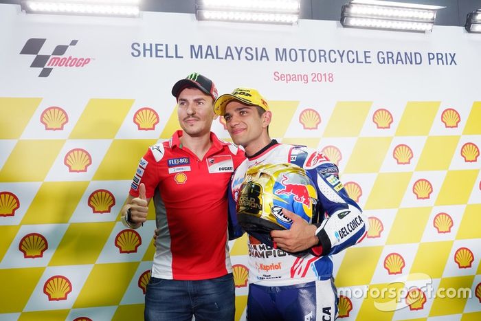 Jorge Lorenzo, Ducati Team con Jorge Martin, Del Conca Gresini Racing Moto3