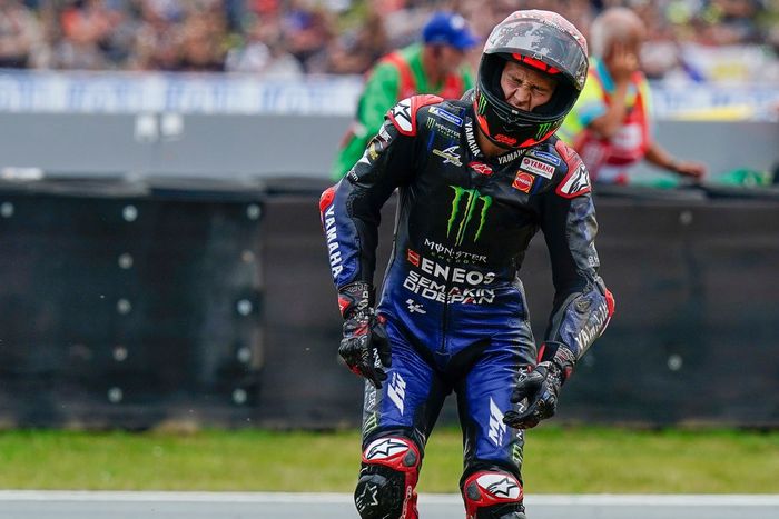 Caída Fabio Quartararo, Yamaha Factory Racing