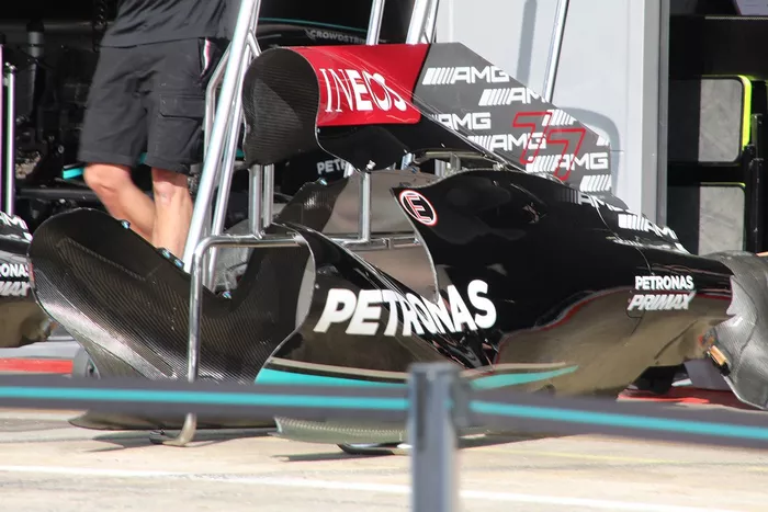 Carrocería del Mercedes W12