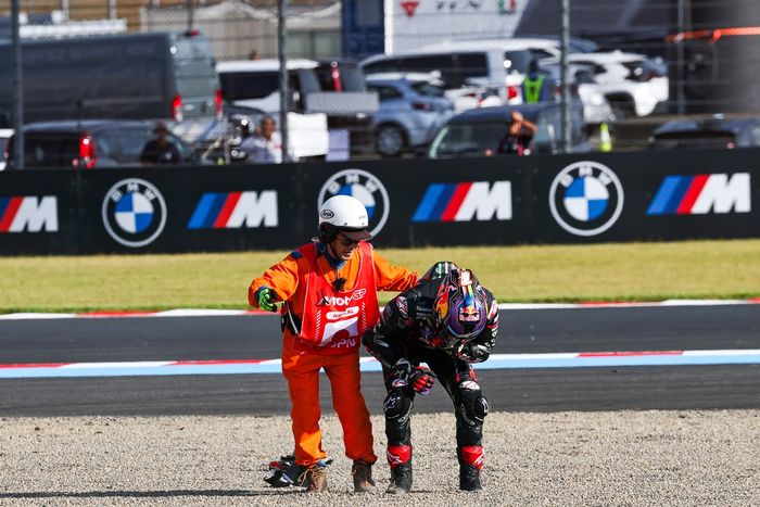 Jorge Martín, caída del Aprilia Racing Team