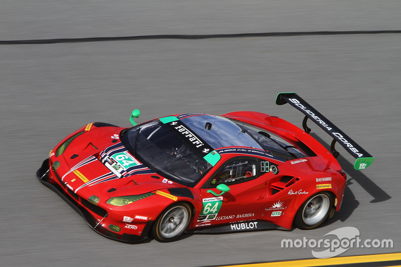 #64 Scuderia Corsa Ferrari 488 GT3: Bill Sweedler, Townsend Bell, Frank Montecalvo, Sam Bird