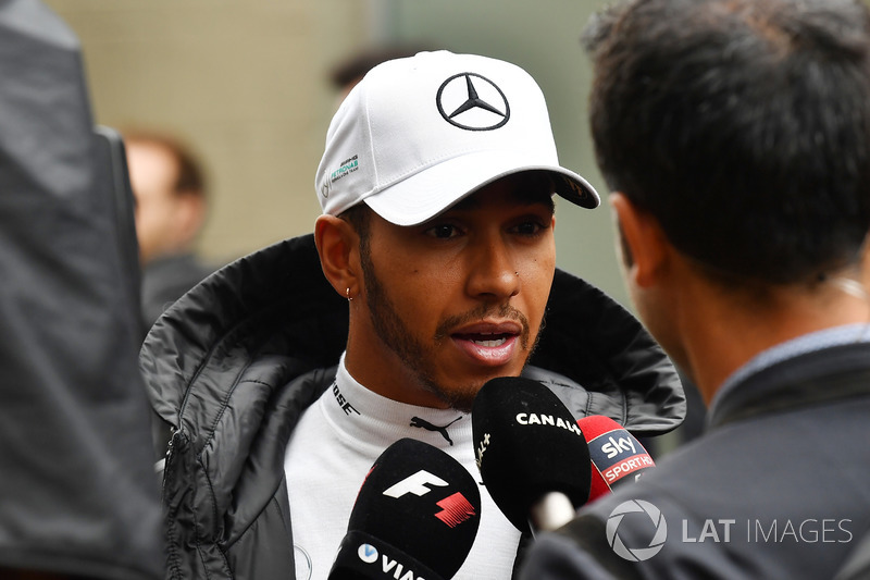 Lewis Hamilton, Mercedes AMG F1 después de su choque en la Q1