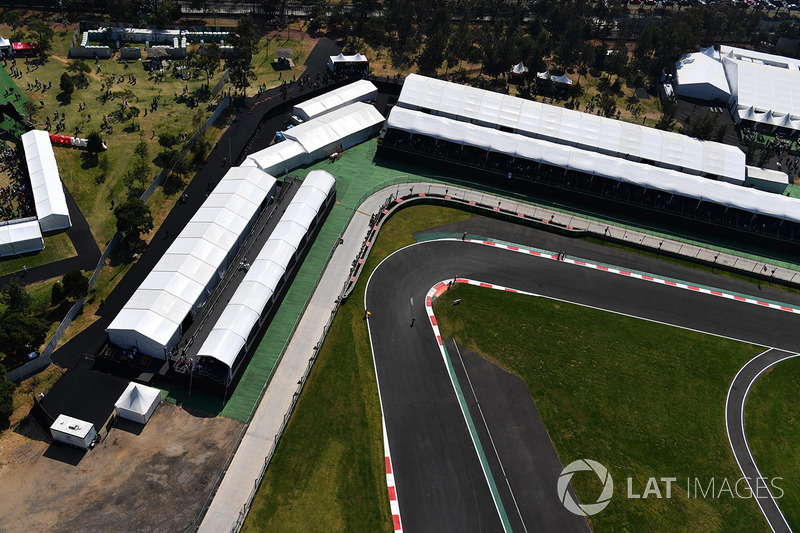Uma das curvas mais lentas do circuito mexicano