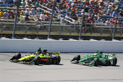 Sébastien Bourdais, Dale Coyne Racing with Vasser-Sullivan Honda, Spencer Pigot, Ed Carpenter Racing Chevrolet