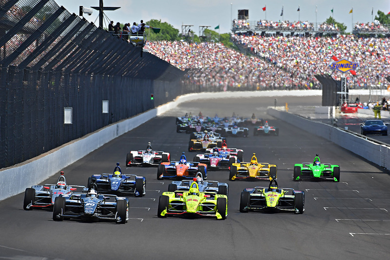 Départ : Ed Carpenter, Ed Carpenter Racing Chevrolet mène