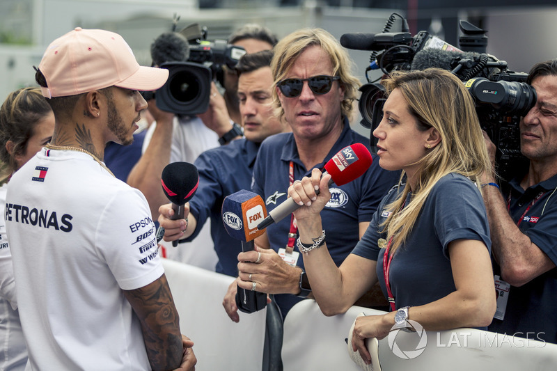 Lewis Hamilton, Mercedes-AMG F1 talks with the media