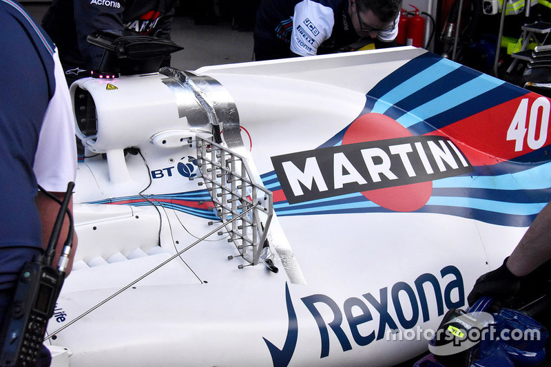 Williams FW41 sensor detail