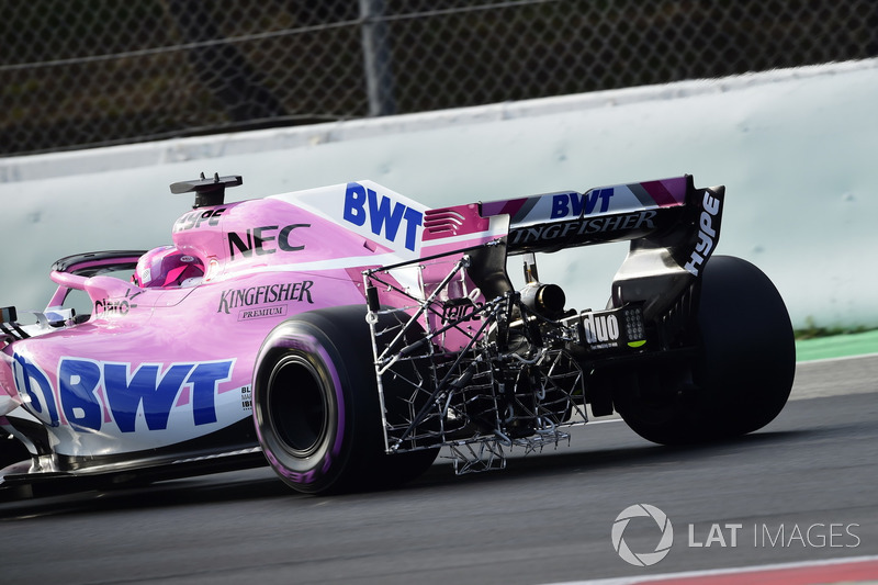 Esteban Ocon, Sahara Force India VJM11, aero sensor