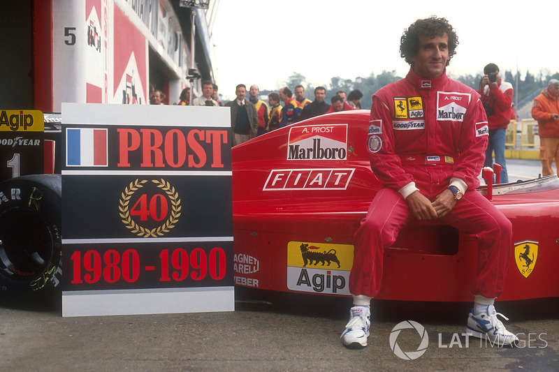 Alain Prost, Ferrari, fête ses 40 victoires en Grand Prix