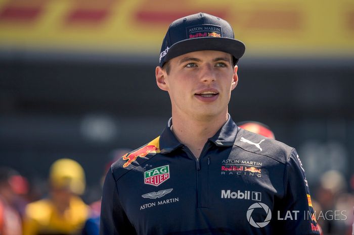 Max Verstappen, Red Bull Racing, en el desfile de pilotos