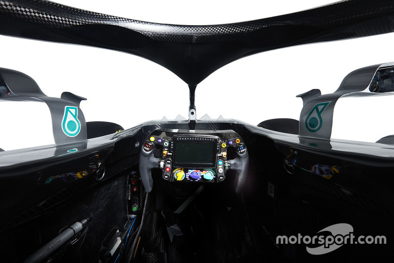 Mercedes AMG F1 W09 cockpit