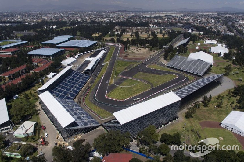 Preparaciones del autódromo Hermanos Rodríguez