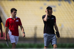 Charles Leclerc, ART Grand Prix y Alexander Albon, ART Grand Prix
