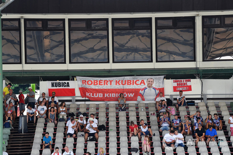 Robert Kubica, Williams, flaga i kibice