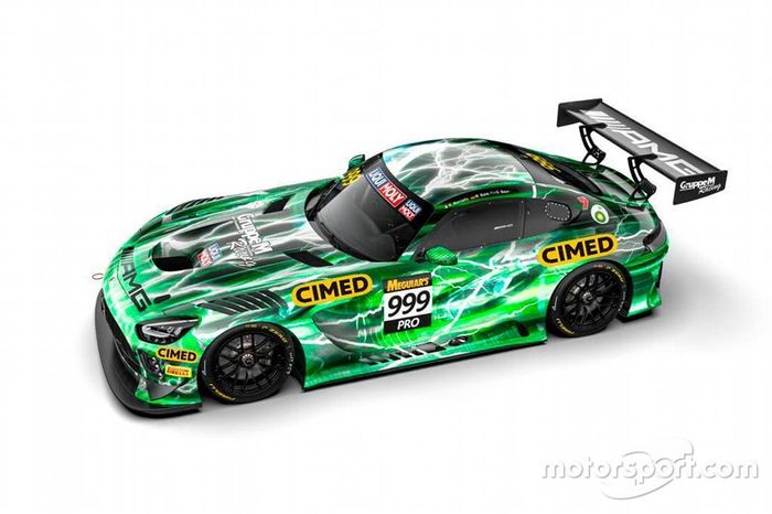 Modelo do carro que será usado por Felipe Fraga no Intercontinental GT Challenge
