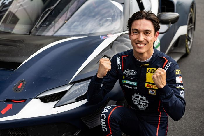 Pole sitter Jack Aitken, Emil Frey Racing